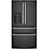 Cafe Matte Black 4-Door Refrigerator